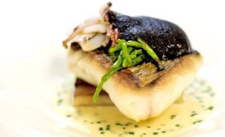 New Zealand Glazed Snapper with Vanilla Saffron